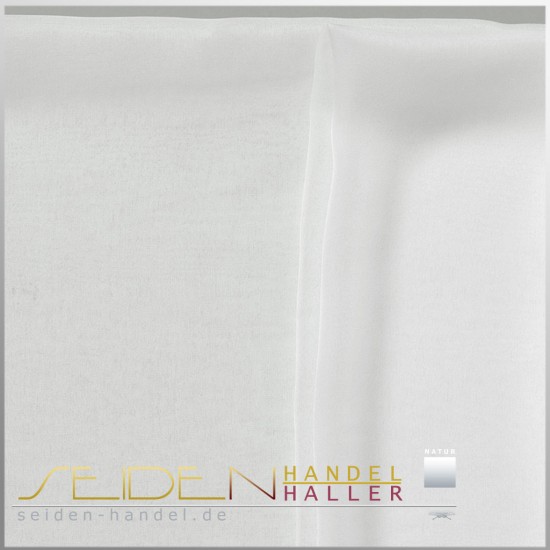 Meterware Chiffon 3.5, 110cm, naturweiss