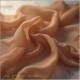 Meterware Chiffon 4.5, 90cm, 3m-Coupon, Trendfarbe Mocha Mousse