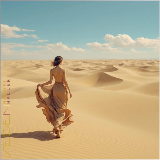 Meterware Chiffon 4.5, 90cm, 3m-Coupon, Trendfarbe Mocha Mousse