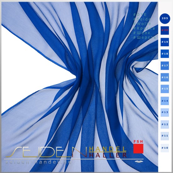 Stoffmuster Crinkle Chiffon 4.5, naturweiss