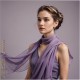 Meterware Chiffon Violett