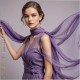 Meterware Chiffon Violett