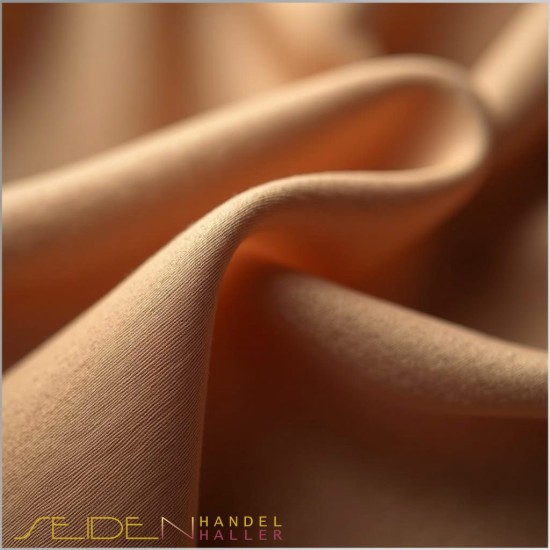 Meterware Bourette 22, 112cm, 3m-Coupon, Mocha Mousse