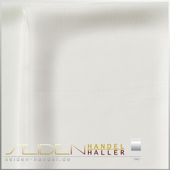 Meterware Georgette Jacquard 11 Net, 140cm, naturweiss