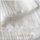 Meterware Double Layer Crinkle 14, 136cm, naturweiss