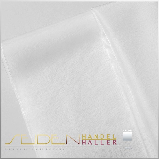 Meterware Organza 05, 105cm, weiss