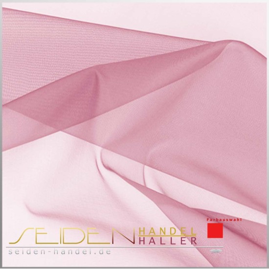 Seidenstoff Organza 05 optisch weiss, 136cm, Dark Grenat