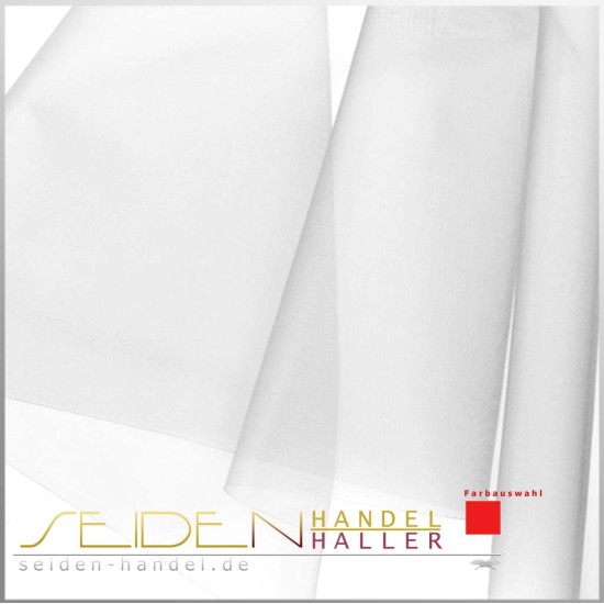 Seidenstoff Organza 05 optisch weiss, 136cm, Black Meteorite