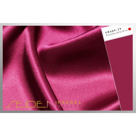 Seidenstoff Crepe Satin 30, Burgundy