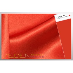 Seidenstoff Crepe Satin 30, Ford Orange