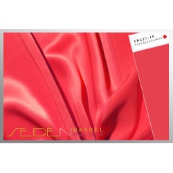 Seidenstoff Crepe Satin 30, Whortleberry Red