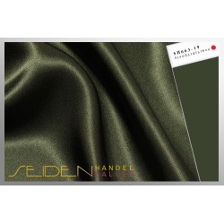 Seidenstoff Crepe Satin 30, Rifle Green