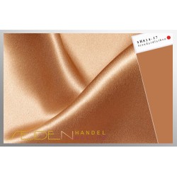 Seidenstoff Crepe Satin 30, Toffee Tart