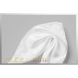 Seidentuch Crepe de Chine 08, Format: 28 x 28cm, naturweiss