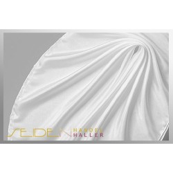 Seidentuch Crepe de Chine 08, 90 x 90cm, naturweiss