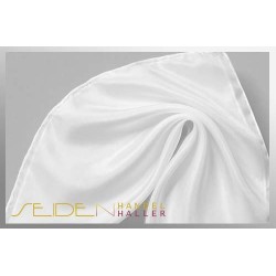 Seidentuch Crepe de Chine 10, Format: 110 x 110cm, naturweiss Seidentuch Crepe de Chine 10, Format: 110 x 110cm, naturweiss