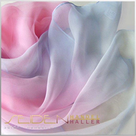 Seidentuch Chiffon 4.5, 45 x 45cm, mehrfarbig