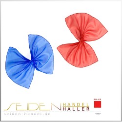 Seidentuch Ponge 05, 2er-Set, Format: 35 x 35cm, einfarbig