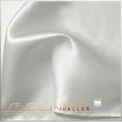 Seidentuch Crepe Satin 16.5, Format: 74 x 74cm, naturweiss