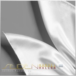Seidentuch Crepe Satin 12.5, Format: 68 x 68cm, naturweiss