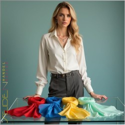 Seidentuch Crepe Satin 12.5, 55 x 55cm, 935 Farben