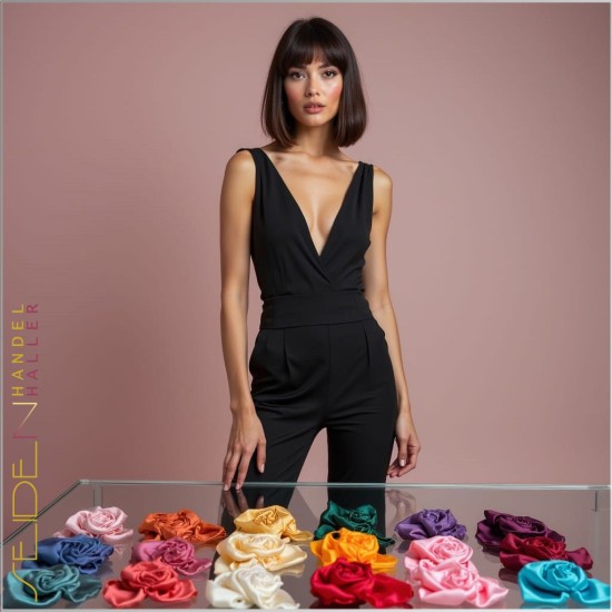 Seidentuch Crepe de Chine 10, 55 x 55cm, 935 Farben