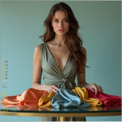 Seidentuch Crepe de Chine 10, 90 x 90cm, 935 Farben Seidentuch Crepe de Chine 10, 90 x 90cm, 935 Farben