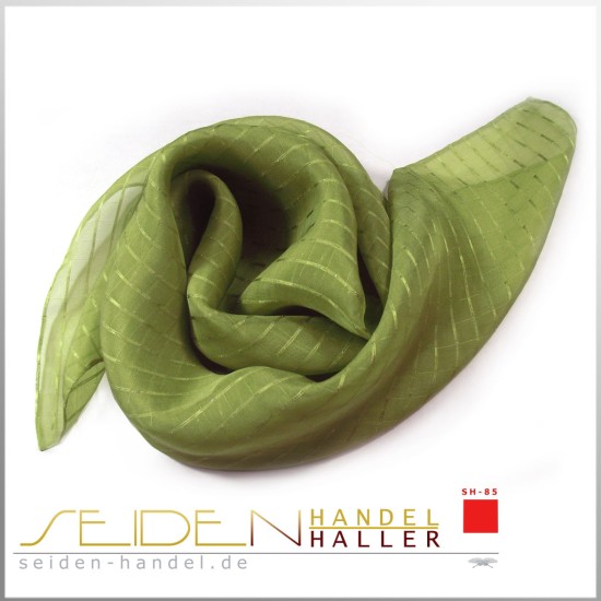 Seidentuch Silk Etamine 06, 68 x 68cm, Fern