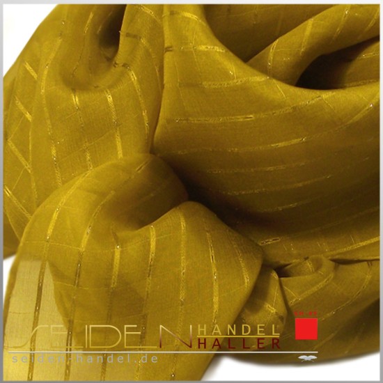 Seidentuch Silk Etamine 06, 68 x 68cm, Golden Palm