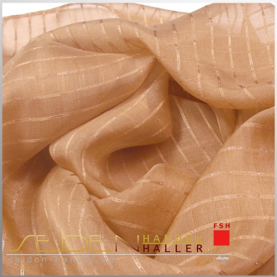 Seidentuch Silk Etamine 06, 68 x 68cm, Wüstensand