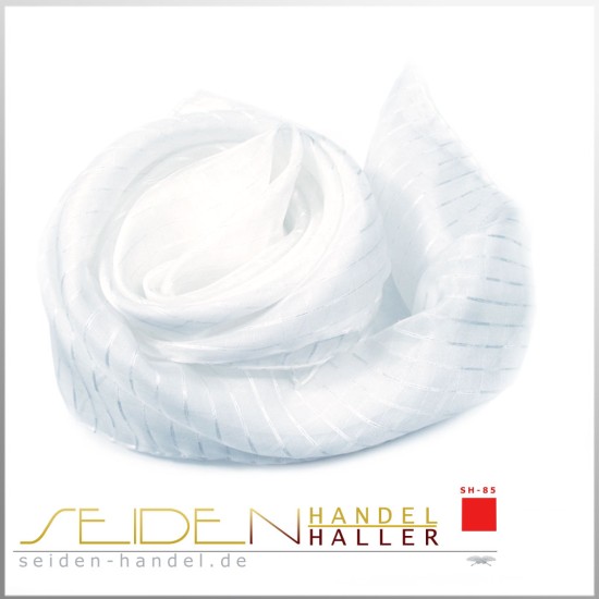 Seidentuch Silk Etamine 06, 68 x 68cm, Lucent White