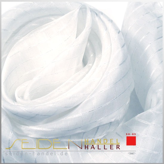 Seidentuch Silk Etamine 06, 68 x 68cm, Lucent White