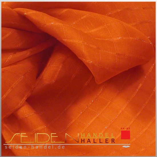 Seidentuch Silk Etamine 06, 68 x 68cm, Red Orange