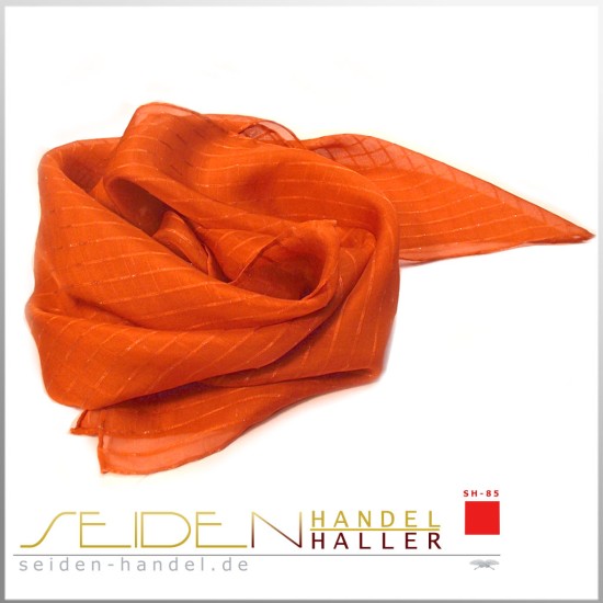 Seidentuch Silk Etamine 06, 68 x 68cm, Red Orange