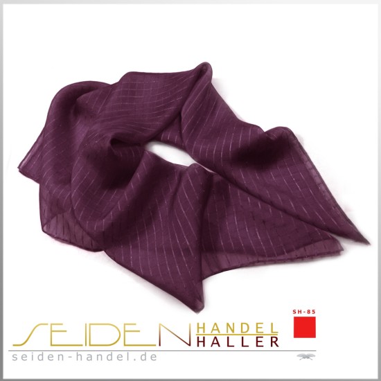 Seidentuch Silk Etamine 06, 68 x 68cm, Plum Spirit