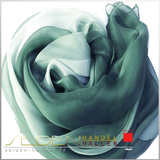 Seidentuch Silk Etamine 06, Format: 110 x 110cm, mehrfarbig