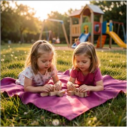 Spieltuch Purpur Ponge 05 138x138cm