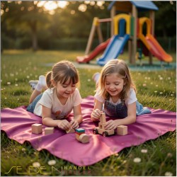 Spieltuch Purpur Ponge 05 90x90cm