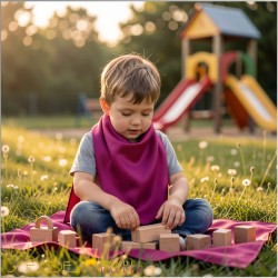 Spieltuch Purpur Ponge 05 138x138cm