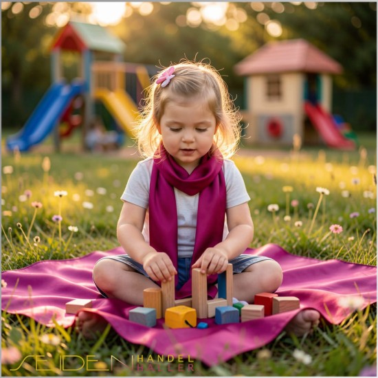 Spieltuch Purpur Ponge 06 55x55cm