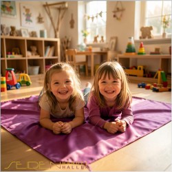 Spieltuch Purpur Ponge 05 90x90cm