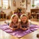 Spieltuch Purpur Ponge 06 110x110cm