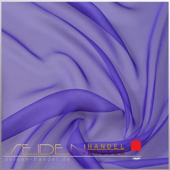 Meterware Chiffon 4.5, 90cm, in 3m-Coupon, violett