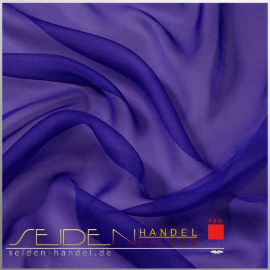 Meterware Chiffon 4.5, 90cm, in 3m-Coupon, violett