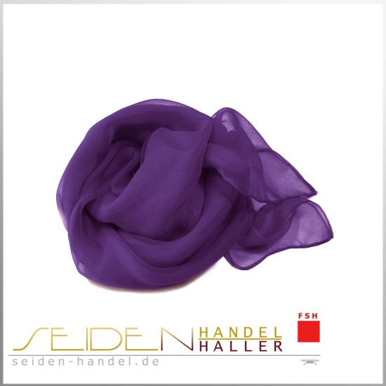 Seidentuch Chiffon 4.5, 45 x 45cm, violett 