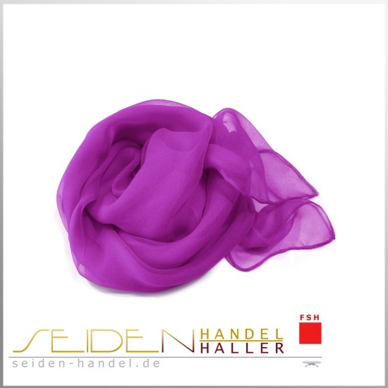 Seidentuch Chiffon 4.5, 45 x 45cm, violett 