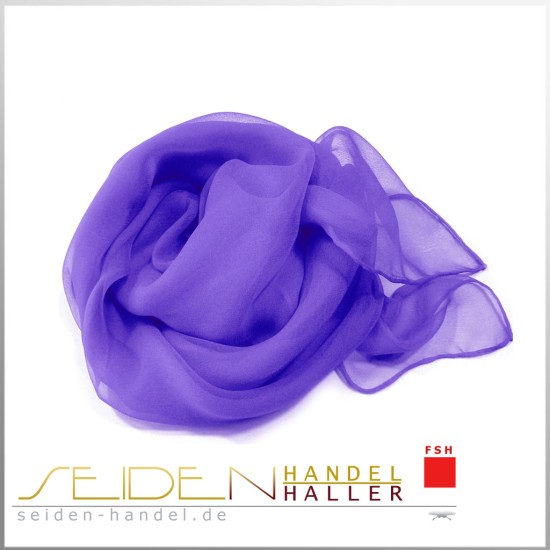 Seidentuch Chiffon 4.5, 55 x 55cm, violett 