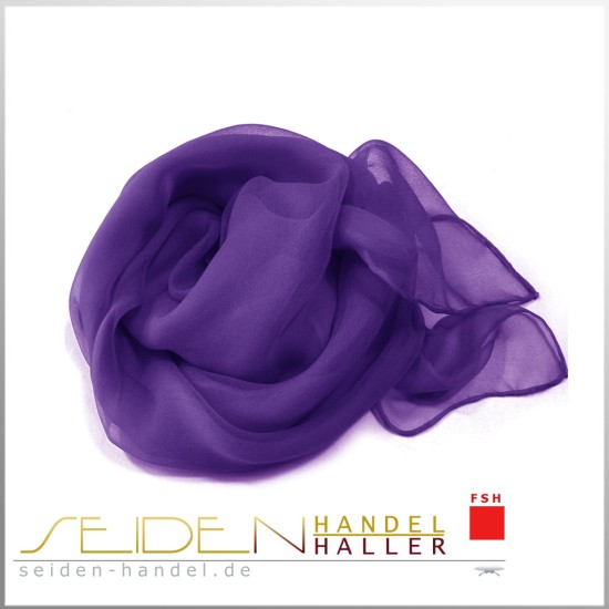 Seidentuch Chiffon 4.5, 55 x 55cm, violett 