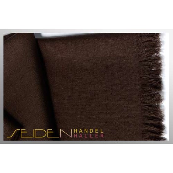 Merino-Schal BIO-Etamine de laine, Chocolate Brownie