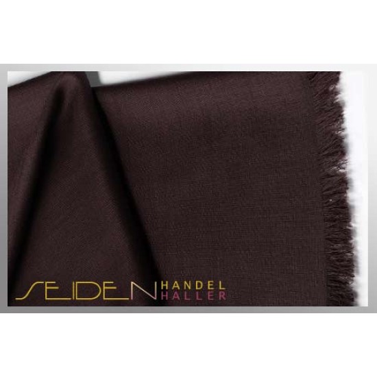 Merino-Schal BIO-Etamine de laine, Chocolade Drizzle